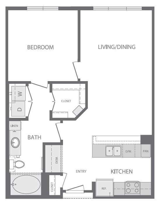 Unit 5403 floor plan
